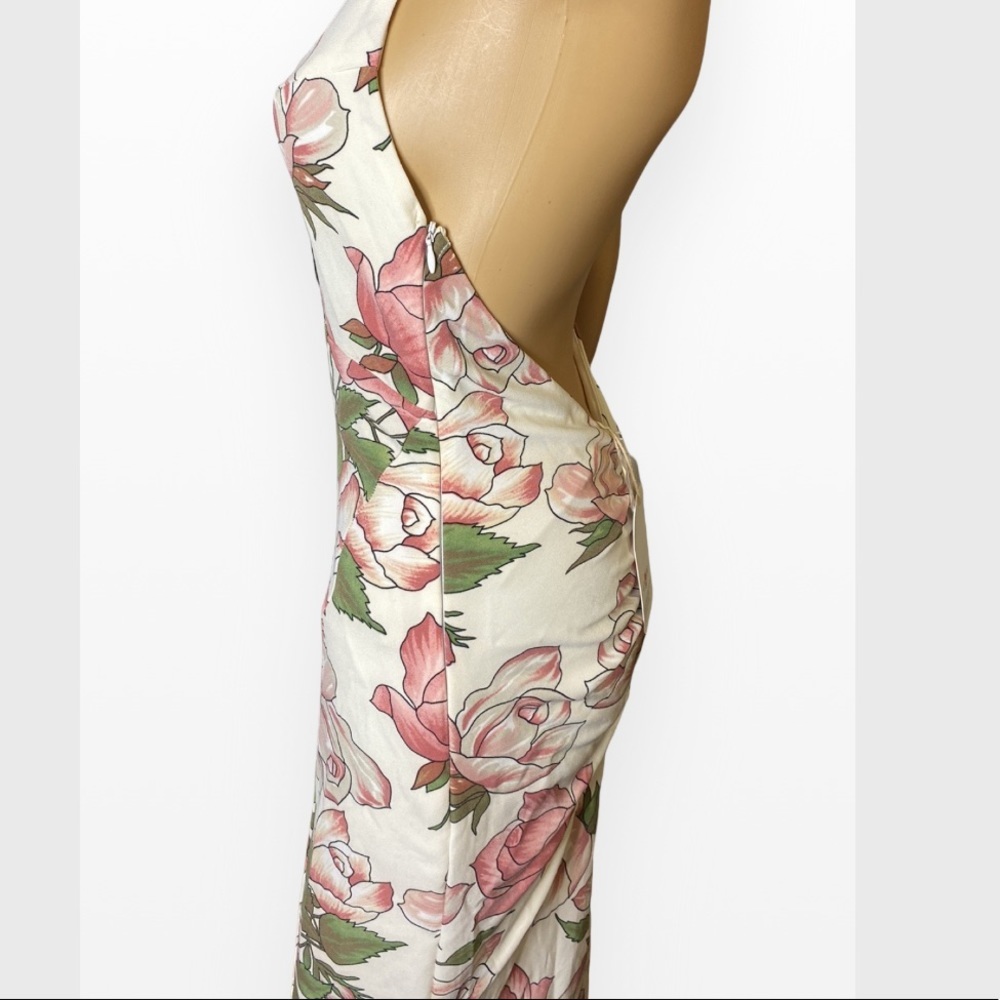Latiste By Amy Mermaid  Rose Garden Maxi Dress Size S